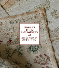 HOW TO STITCH AN OPEN HEM BOOKLET